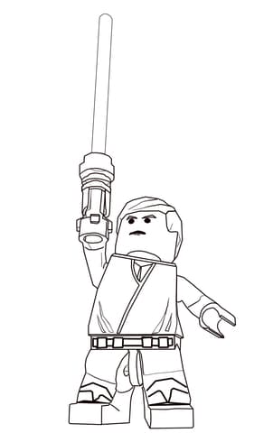 Раскраска Лего звездные войны. Раскраска 15