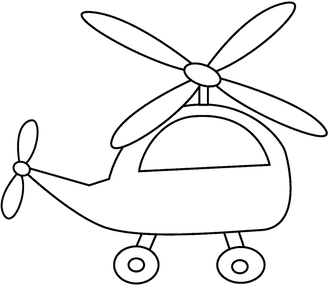 Раскраска Вертолет. Раскраска 18