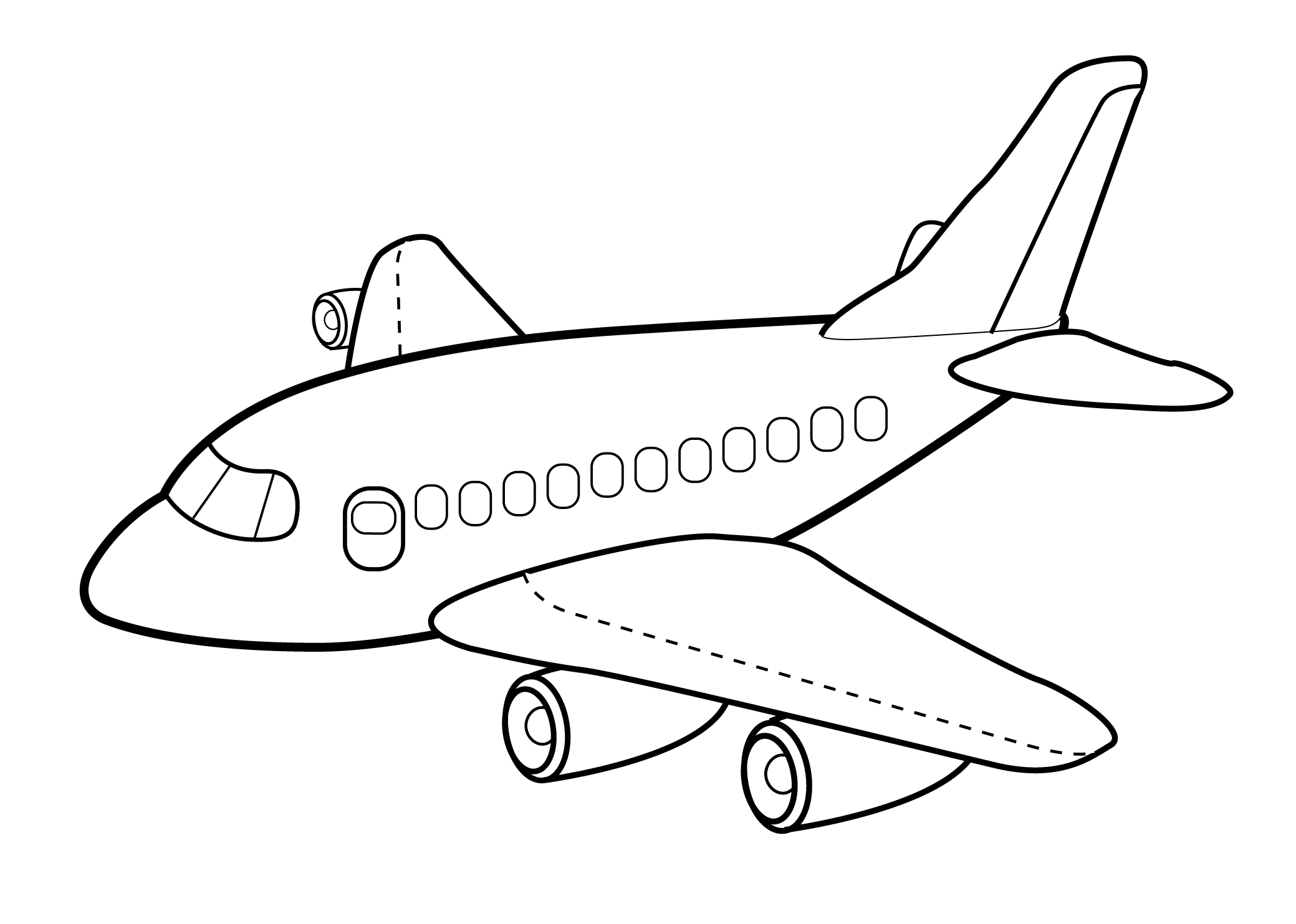 Раскраска Самолеты. Раскраска 1