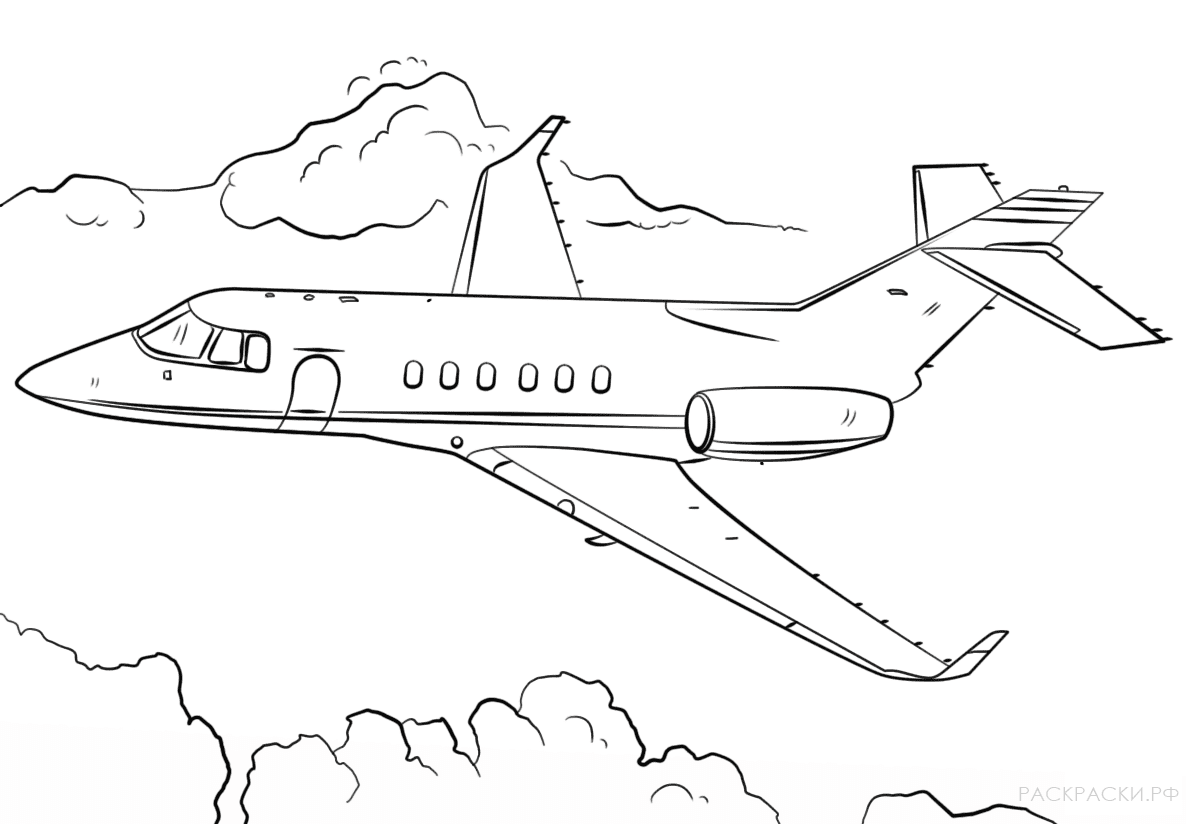 Раскраска Самолеты. Раскраска 9