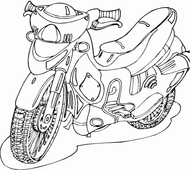 Раскраска Мотоцикл. Раскраска 6