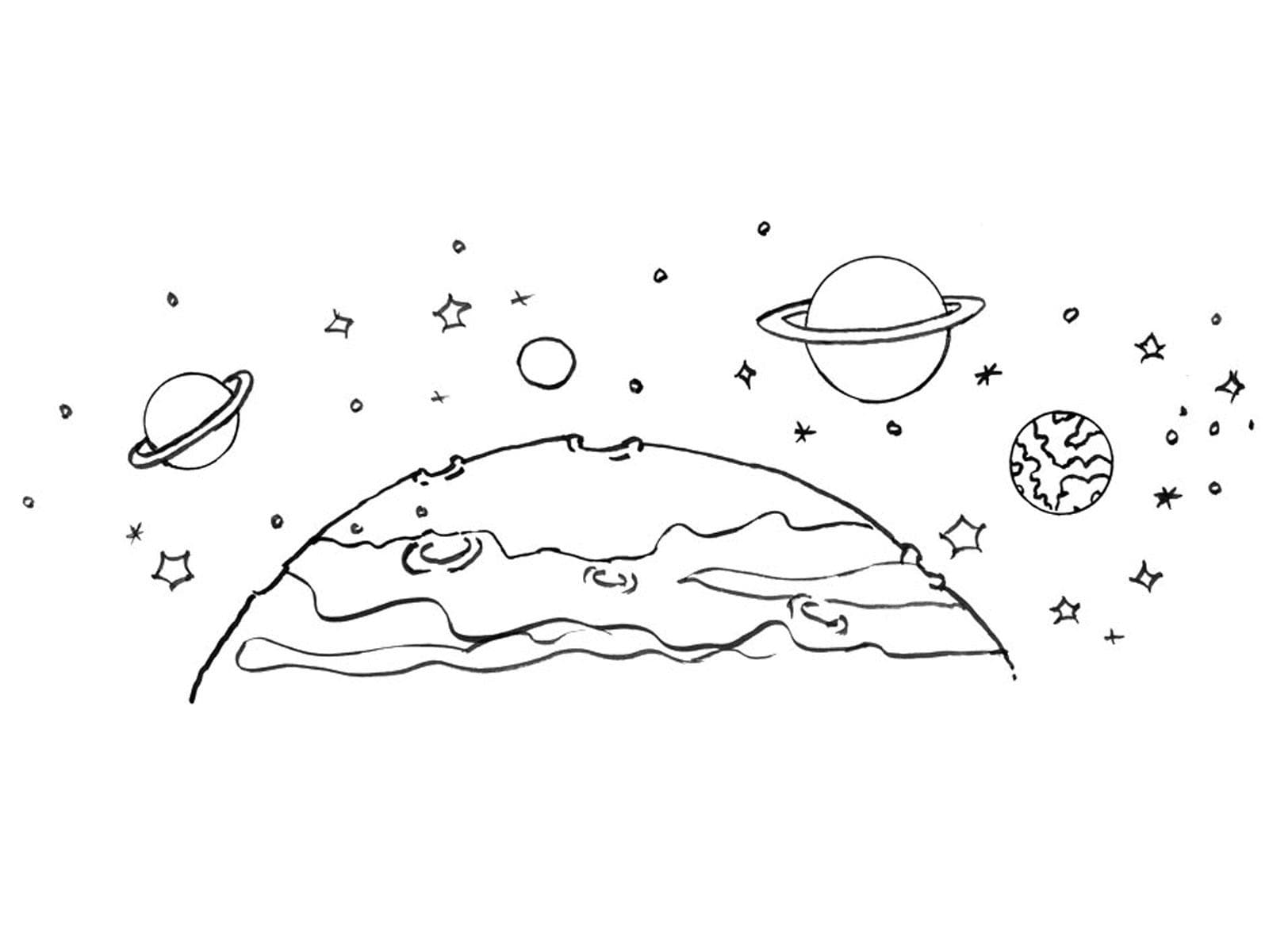 Раскраска Солнечная система. Раскраска 24