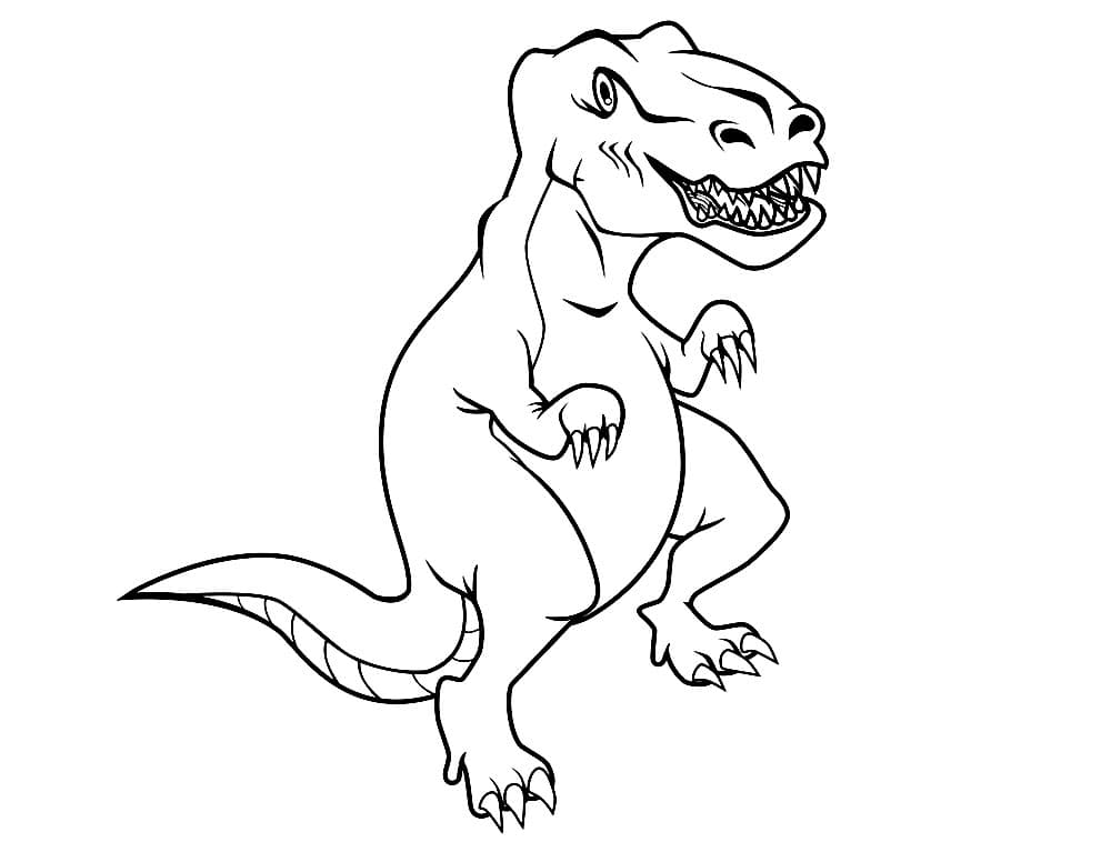 Раскраска Динозавры. Раскраска 19