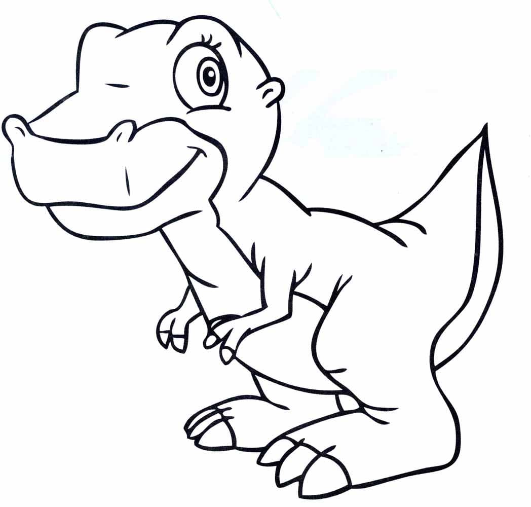 Раскраска Динозавры. Раскраска 24