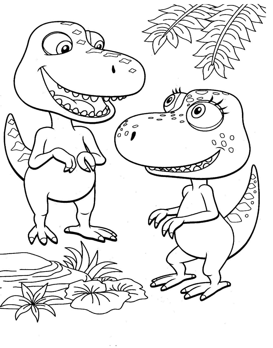 Раскраска Динозавры. Раскраска 31