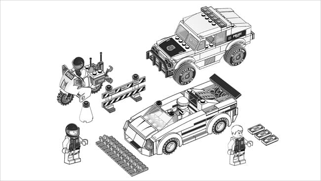 Раскраски ЛЕГО (LEGO). Раскраска 41